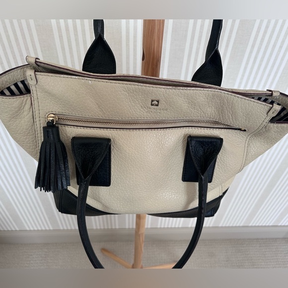 Kate Spade Southport Avenue Oden Pebbled Cowhide Leather Tote Bag Purse - Picture 5 of 14